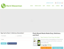 Tablet Screenshot of marniwasserman.com